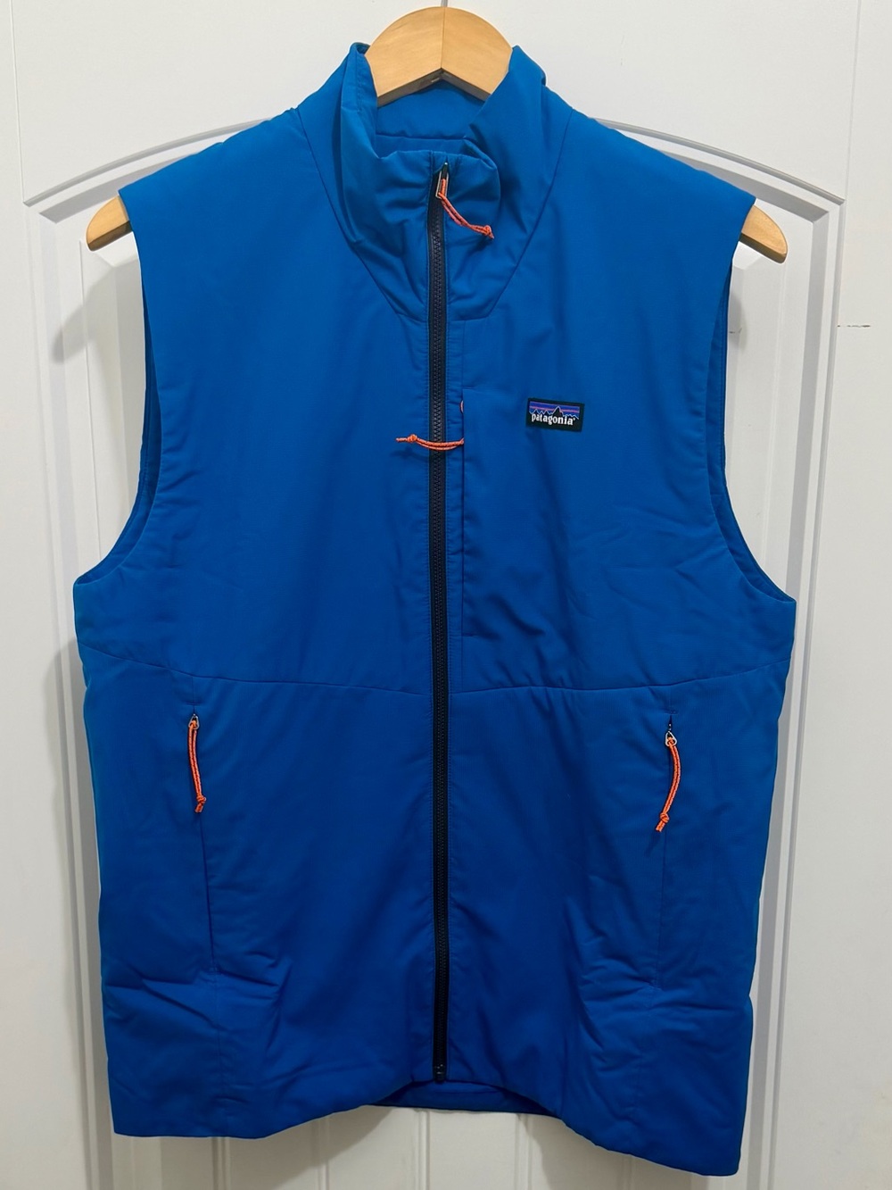 NWT Patagonia Men’s Nano Air Light Vest, Blue, Medium, Minor Flaws, MSRP $199
